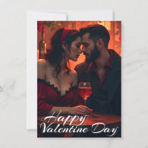 Carte La magie de la Saint-Valentin avec une intimité ro