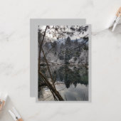 Carte "La Magie de l'hiver (Devant/Arrière en situation)