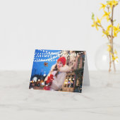 Carte La Magie de Noël (Fleur jaune)