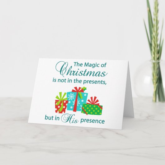 Carte La magie de Noël (Devant)