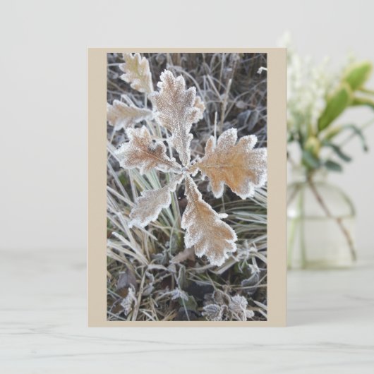 Carte "La Magie d'hiver (Debout devant)