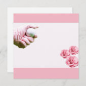 Carte La main de la golfeuse de Golf Lady tient le ballo (Devant / Derrière)