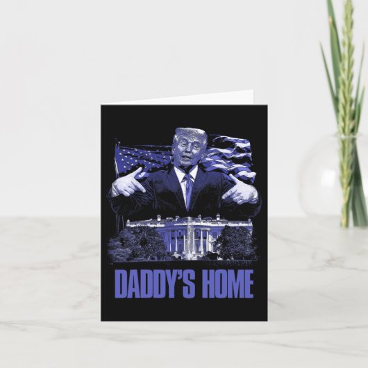 Carte La Maison de Papa à la Maison Blanche Trump Électi (Devant)