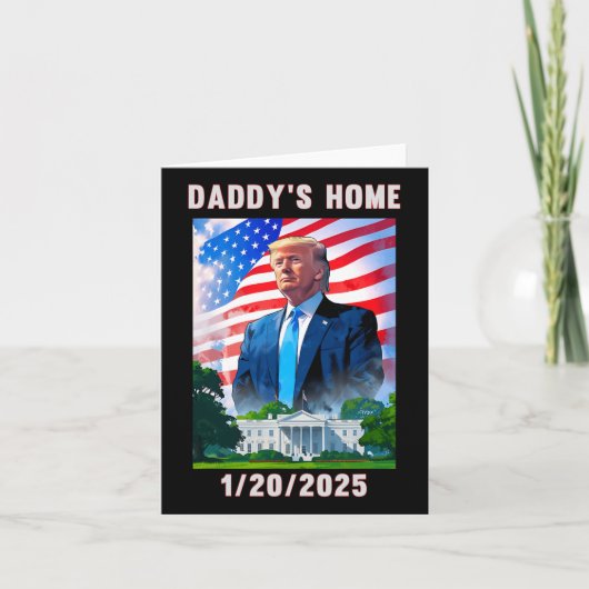 Carte La maison de papa Donald Trump 2024 (Devant)