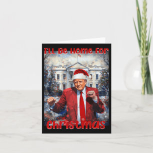 Carte La maison de papa pour Noël Trump1