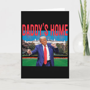 Carte La maison de papa Trump rose Trump 2024 Prendre l'