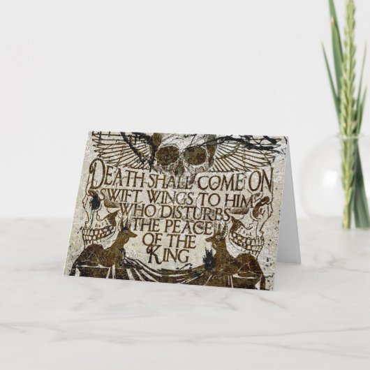 Carte La malédiction du pharaon (Devant)