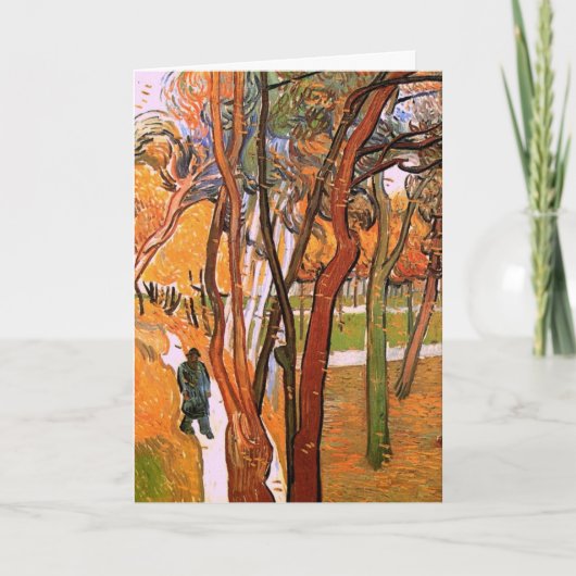 Carte La marche : Les Feuilles en chute par Vincent van (Devant)