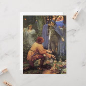 Carte La mariée de Bertuccio (par Edward Robert Hughes) (Devant/Arrière en situation)