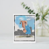 Carte La mauvaise journée de Madame Gronk...Carte (Debout devant)