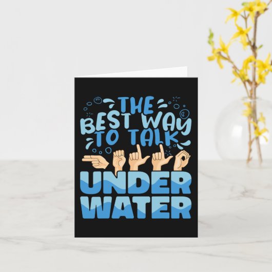 Carte La meilleure façon de parler Lang des signes améri (Fleur jaune)