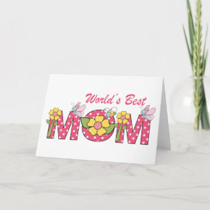 Carte La meilleure maman du monde MIGNON !