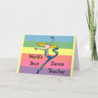 La meilleure marchandise pour professeur de danse