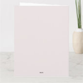 Carte La Meilleure Mère Personnalisable (Dos)