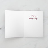 Carte La meilleure typographie d'aquarelle de jour de (Intérieur)