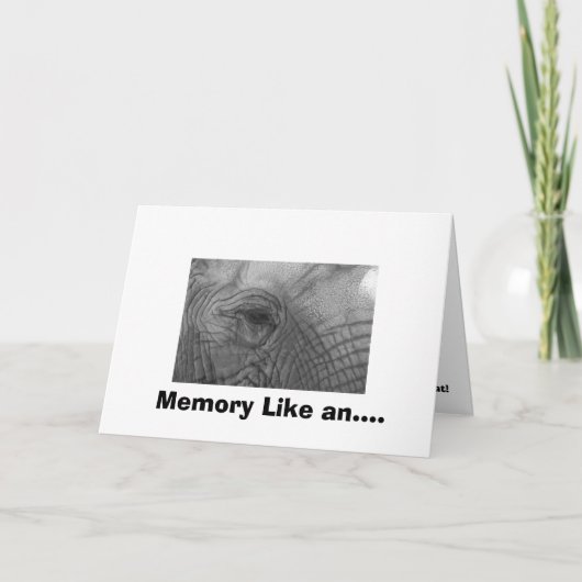 Carte La mémoire aiment…. (Devant)