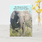 CARTE LA MÉMOIRE D'ELEPHANT/MY N'EST PAS CE QUI ÉTAIT (Fleur jaune)