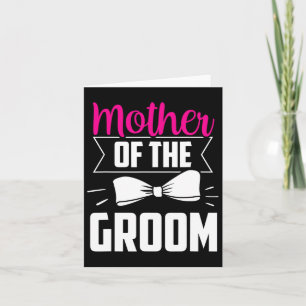 Carte La Mère De La Groom Dit Mariage Bachelor Party