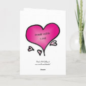 Carte La mère et l'enfant de Cassatt (Dos)