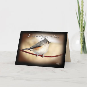 Carte La mésange 8903 - customisez n'importe quelle