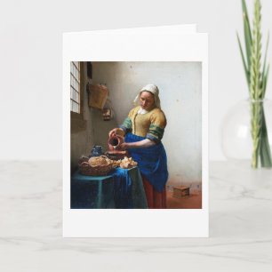 Carte La Milkmaid, Johannes Vermeer, 1657-1658