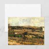 Carte La Moisson en Provence Montmajour de Vincent van G (Devant / Derrière)