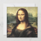 Carte La Mona Lisa Leonardo da Vinci (Devant)