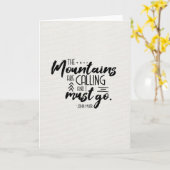 Carte La Montagne Appelle (Fleur jaune)