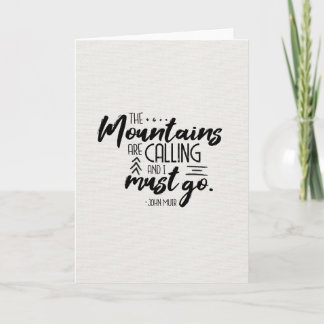 Carte La Montagne Appelle