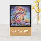 Carte La "montée de Phoenix" inspirée obtiennent la (Fleur jaune)