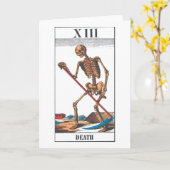 Carte la mort (Fleur jaune)