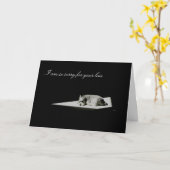 Carte La mort d'animal familier, sympathie (Fleur jaune)