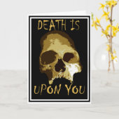 Carte la mort est sur toi (Fleur jaune)