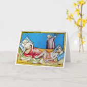 Carte La Mort Noire de la Bible du Toggenbourg 1411 (Fleur jaune)