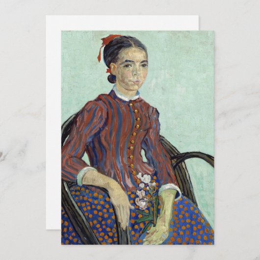 Carte La Mousmé | Vincent van Gogh (Devant / Derrière)