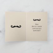 Carte La Moustache Noire Vous Pose Une Question Humour F (Intérieur)