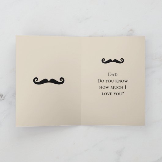 Carte La Moustache Noire Vous Pose Une Question Humour F (Intérieur)
