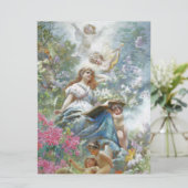 Carte La Muse de la Poésie (par Konstantin Makovsky) (Debout devant)