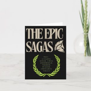 Carte La musique épique Sagas Odysseus
