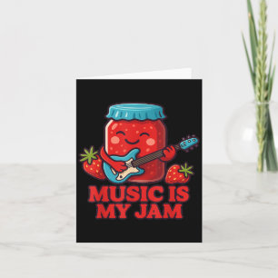 Carte La musique est mon truc Art de professeur de musiq