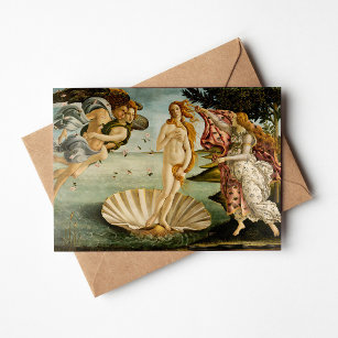 Carte La naissance de Vénus   Botticelli