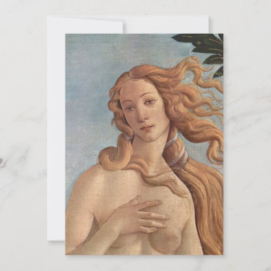 Carte La Naissance de Vénus (détail) de Sandro Botticell (Devant)