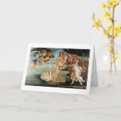 Carte La naissance de Vénus, Sandro Botticelli, 1485 (Fleur jaune)
