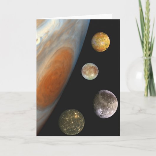 Carte La NASA/système jupitérien (Devant)