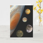 Carte La NASA/système jupitérien (Fleur jaune)