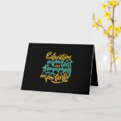 Carte La natation est important Amusant nageurs Lover Ca (Fleur jaune)