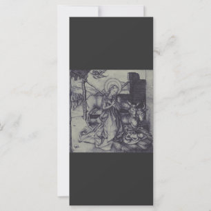 Carte La Nativité de Noël Stark Ink Art