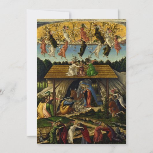 Carte La Nativité Mystique - Botticelli (Devant)