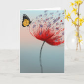 Carte La nature est liberté (Fleur jaune)