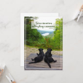 Carte La Nature Ne Se Dépêche Pas Citation De Vie Inspir (Devant/Arrière en situation)